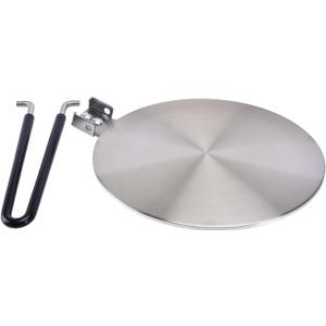 Heat Diffuser Stainless Steel Induction Adapter Plate Coffee Milk Cookware Induction Hob Heat Cooking Diffuser for Electric Stove 7.5inch