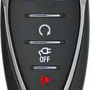 Smart Key for Chevrolet Bolt 2017-2023, Alliskeys 5-Buttons Proximity Remote Control Key Fob Replacement for Chevy Bolt 2017-2023 HYQ4ES