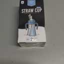 GROSMIMI Spill Proof no Spill Magic Sippy Cup with Straw with Handle for Baby and Toddlers, Customizable, PPSU, BPA Free 10 oz (Sky blue)