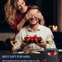 4 x [High-Capacity] Wallet for Men with 2 ID Windows, 15-18 Credit Card Holder, Smart Pop-Up Bifold RFID Blocking Metal Case, Tactical Compact Wallet, Money Clip, Birthday Gifts for Him, Mens Front Pocket