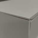 Bamboo Desk Organizer with Drawers Desktop Storage Drawers for Bills Office Supplies Kitchen Utensils Organizing Tool for Home Classroom Organization No Assembly (White)