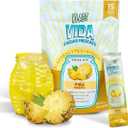 KLASS VIDA Daily Hydration Pineapple Agua Fresca Electrolyte Powder Packets | Sugar Free Electrolyte Drink Mix | Hydration Packets with Coconut Water & Minerals | 15 Stick Packs (EXP 04/07/27)