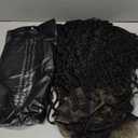 Boho Braided Wigs for Black Women Knotless Braided Wigs Box Braid Wig with Baby Hair Full Double Lace Black Boho Braided Wig Premium Synthetic Lace Braided Wig,36" Double Lace