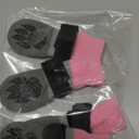 EXPAWLORER Anti Slip Dog Socks to Prevent Licking Paws, Dog Shoes for Cold Winter, Dog Booties for Hardwood Floors, Dog Boots & Paw Protectors with Grippers for Small Medium Large Senior Dogs Pink XS