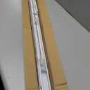 LOTUS & WINDOWARE Cordless Mini Blind, 1" Vinyl Slats, 52" Wide x 54" Long - White, Window Blinds for Home and Office, Interior Door Blinds - Light Filtering