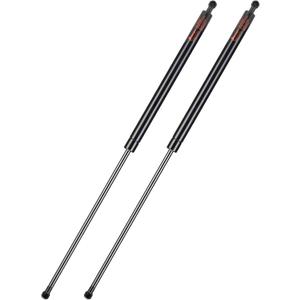 SE1200M80BL 030359 29 inch Gas Strut 85 lbs 378 N Per Shock, 29" Gas Spring Prop Lift for Trailer Hatch Door Truck Undercover Tonneau Cover Pick-up Bed Cover Boat Engine Cover, Qty 2