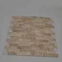 V-MOZZA 5-Sheet 3D Natural Stone Mosaic Tiles, 12"x11" Peel and Stick Backsplash, Mixed Gray Self Adhesive Wall Tiles for Kitchen Bathroom Fireplace