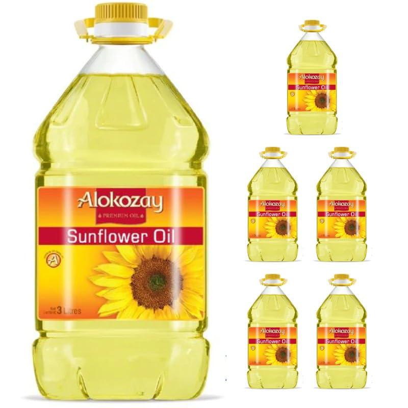 Alokozay Sunflower Oil - 3 Liters x 6