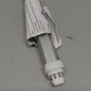 E-Simpo 11W LED GX24Q 4-pin Base Light Bulb Replace PL-C 26W CFL GX24/G24Q Horizontal LED PL Retrofit Lamp Frosted Side Light Cold White 180D Beam Angle (Remove/Bypass The Ballast)