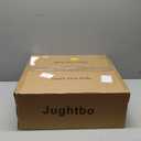 0139-4H Handwoven Rattan Boho Ceiling Fans with Lights Remote Control Flush Mount Fandelier Low Profile Caged for Bedroom,4-Light,20"