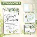 97 Pcs Baby Shower Games Sign Kit,Including Decorate a Block Game Sign 72 DIY Blank Wooden Block 24 Painting Pen to Draw Your Idea for Baby Shower Game Gender Reveal Party