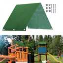 43" x 90" Swing Canopy Replacement Cover - Waterproof Oxford Cloth with PVC Coating for Outdoor Playsets, Slides, and Sun Shade Protection - Durable All-Weather Playset Canopy for Playgrounds