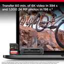 SANDISK 128GB Extreme PRO SDXC UHS-II Memory Card - C10, U3, V60, 6K, 4K UHD, SD Card - SDSDXEP-128G-GN4IN
