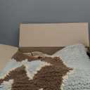 Creative Co-Op Tufted Wool and Cotton Throw Pillow Cover with Abstract Design, Multicolor