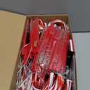 Solar Christmas Lights Outdoor Decorations: 24-Pack Candy Cane Pathway Lights with 10 Modes - Unique Xmas Gifts for Mom Women - Waterproof Decorative Christmas Yard Stakes for Holiday Garden Decor