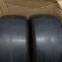 2 PCS 11x4.00-5" Flat Free Lawn Mower Tire on Wheel, 3/4" or 5/8" or 1/2" Bushing, 3.4"-4"-4.5-5" Centered Hub, Universal Fit Smooth Tread Tire for Zero Turn Lawn Mowers, with Universal Adapter Kit (Black)