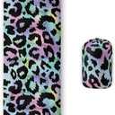 Kids Sleeping Bag for Boys Girls,Cute Puppy Print-Lightweight Warm Portable Outdoor Indoor-Waterproof Cold Weather Resistant Sleeping Bag for Camping Hiking (Color Leopard)