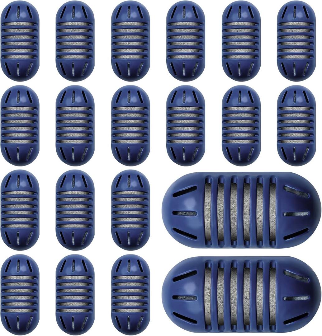 Funmit Demineralization Cartridge for HoMedics Ultrasonic Humidifiers, 20-Pack Demineralization Cartridges Filter Replacement, Prevents Hard Water Build-Up, Filters Mineral Deposits, Purifies Water