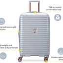 DELSEY PARIS Cruise 3.0 Hardside Expandable Luggage with Spinner Wheels, Graphite, Checked-Large 28 Inch