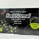 Feel Normal Disposable Black Panty Liners for Women 36 pcs with Protective Layer for Extra Protection Against Leaks