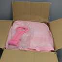 TODALE Playpen 50x50 Pink Playpen for Babies and Toddlers - Safe & Sturdy, Small Baby Play Yard with Anti-Slip Base & Breathable Mesh - for Indoor and Outdoor Fun (50x50x27 (Square))