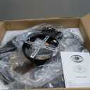 Flush Mount Ceiling Fan with Lights and Remote 20", Quiet Reversible DC Motor, 6-Speed Timer, Stepless Dimming with Memory for Home Office, Bedroom, Dining Room, Black