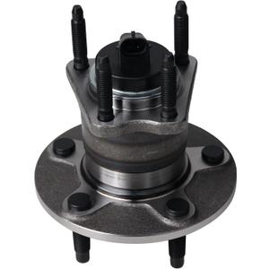 KUSATEC 512285 Rear Wheel Bearing and Hub Assembly Fit For Chevy Cobalt HHR Malibu, Pontiac G6 2005-2010, Saturn Aura 2007 2008 2009, 5 Lug Bolts w/ABS