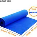 EVA Foam Roll | High Density 85kg/m3 | 2mm Thick | 48"x14" | Ideal for Cosplay, Crafts, DIY Projects (Blue 2pcs)