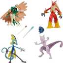 Pokémon Battle Feature Figure 4 Pack - Includes Four 4.5-Inch Battle Figures with Unique Battle Features
