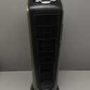 Lasko 1500W Ceramic Tower Space Heater with Remote, Thermostat, Timer & Widespread Oscillation, Portable Electric Heater for Indoor Use, Bedroom & Living Room, 751320 (Grey/Black)