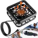 Lanathel 1500 Watt Pond Heater, Floating Pond Heaters for Outdoor Ponds with Fish, Water Trough Stock Tank Heater Deicer, Automatic Thermostatic Control with LED Indicator, 11.8 Ft Cord, Black (1500W)