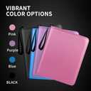 Trading Card Binder 9 Pocket  900 Cards Zipper PU Card Album with Sleeves, Hard Cover Card Holder Organizer for Pokmon, MTG, Sports Cards (Blue, 9 Pocket 900)