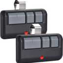 Replacement Compatible with Liftmaster Chamberlain Sears Craftsman 893max Universal Garage Door Opener Remote, 2 Pack