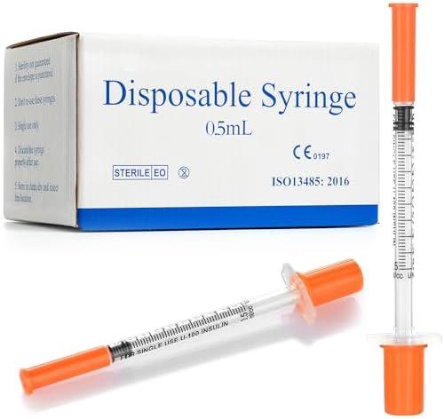 Pet Veterinary Tool – Sterile, Single Use (0.5cc 31G 1/4" 100Pack)