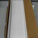 Yirilan 4-Pack Scalloped Shelves, Nursery Shelves for Wall, Floating Nursery Book Shelves for Kids, White