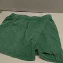 KevaMolly Women 2pc Mineral Wash Athletic Lounge Tank Skirt Set D-Green M
