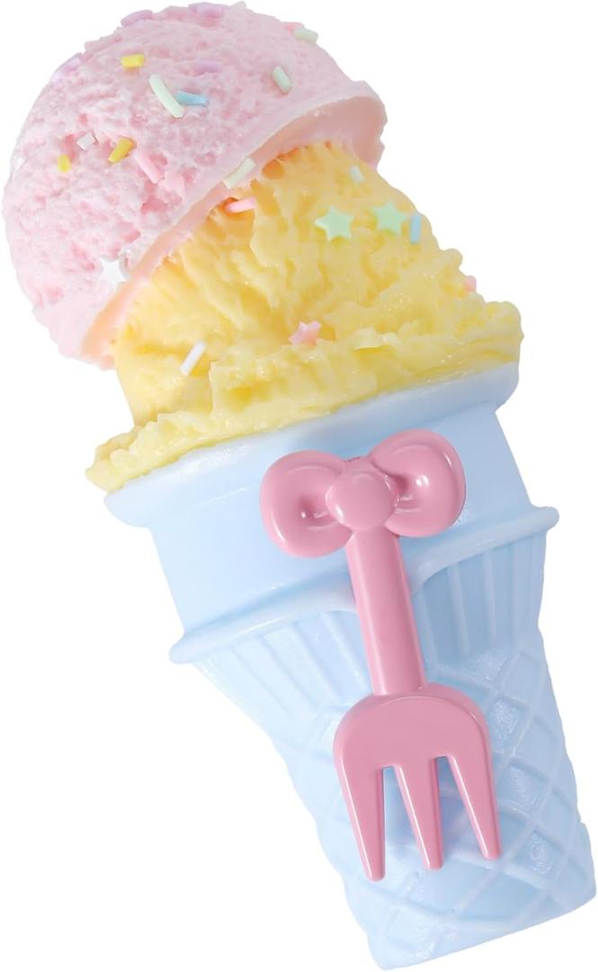 Handmade tabaice Cream Squishy - Ultra-Soft Food-Grade Silicone Squeeze Kids Toys& Adults, Perfect Fidget Toys for Stress Relief, Sensory Play, and Kids Party Favors