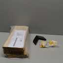 WOPITUES Wood Floating Shelves Set of 6, Shelves for Wall Decor, Farmhouse Shelf for Bedroom, Bathroom Storage Shelves, Book Shelves for Living Room - Rustic Brown (16.5 Inch)