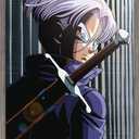 Dragon Ball Z: Cell Saga - Trunks Wall Poster, 34L" x 22.4W", Barnwood Framed Version