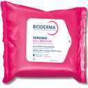Bioderma - Sensibio H2O Wipes - Cleansing and Makeup Removing - Skin Soothing - for Sensitive Skin - 25 Wipes (25 Count (Pack of 1))