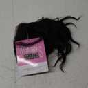 MORICHY Hair Toppers for Women Clip in Hair Topper with Bangs 20inch Black Brown Long Wavy Curly Synthetic HairPieces for Women