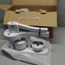 Button Maker Machine 58mm, Easy DIY Pin Maker Machine, No Setup Button Maker for Kids Crafts, Parties, School Projects & Beginners (white)