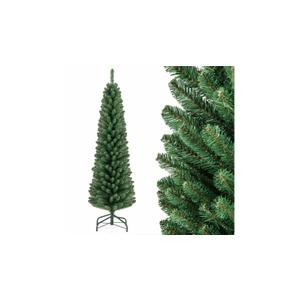 Pre-Lit Pencil Christmas Tree with 295 Memory Wire Branch Tip - 1.5metre