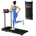 Treadmill with Handle Bar, 3.0HP Walking Pad Treadmill, Portable Compact Walking Pad with Handle, Treadmills for Home Samll Space, Running Electric Small Treadmills, 320 LBS Capaticy,LED Display