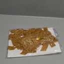 Utehilly 24 Pcs Camel Small Velvet Christmas Bows for Christmas Tree, Wreath, Gift Wrapping, Crafts, Wedding, Party, Twist Tie Bows for Treat Bag Bakery Candy Bags, Home Decor 1" W,3.5 x 3.5 inch