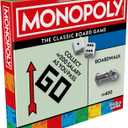 Monopoly Board Game | Classic Game with Storage Tray and Larger Tokens | Ages 8+ | 2 to 6 Players | Family Games for Kids and Adults | Kids