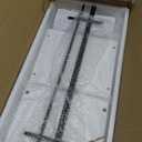 WOPITUES Floating Shelves for Wall with Cube Shelf, Wall Shelves with Metal Rail for Decor, Bathroom Organizers and Storage, Over Toilet Shelves for Bathroom, Toilet Paper-White (15.7 Inch)