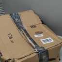 Corner Bread Box for Kitchen Counter, Bamboo Wood Large Capacity Bread Storage Bin with Acrylic Wavy Door Panel (Natural, Extra Large)