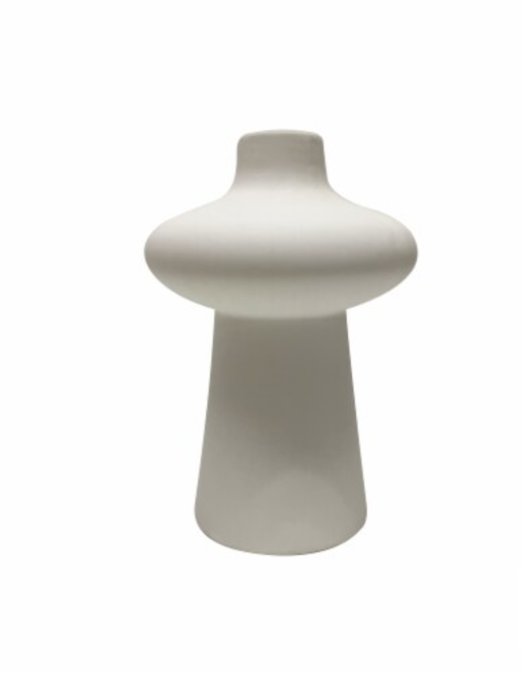 HD Designs 7.8 Inch Ceramic Vase White