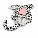 Dog Cow Costume Funny Pet Halloween Costumes Animal Cow Hoodie for Halloween Dog Cat, 10x15, S